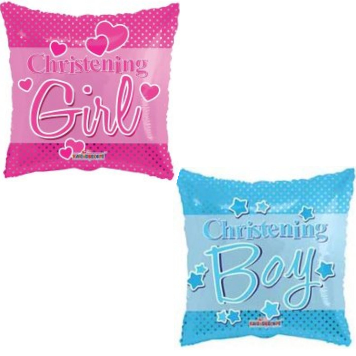 Christening Girl/ Boy Pillow 18" Foil Balloon