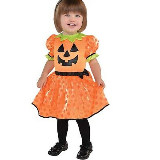 Pumpkin Dress Toddler Costume