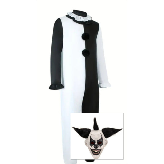 🌟New🌟 Black and White Horror Clown Costume