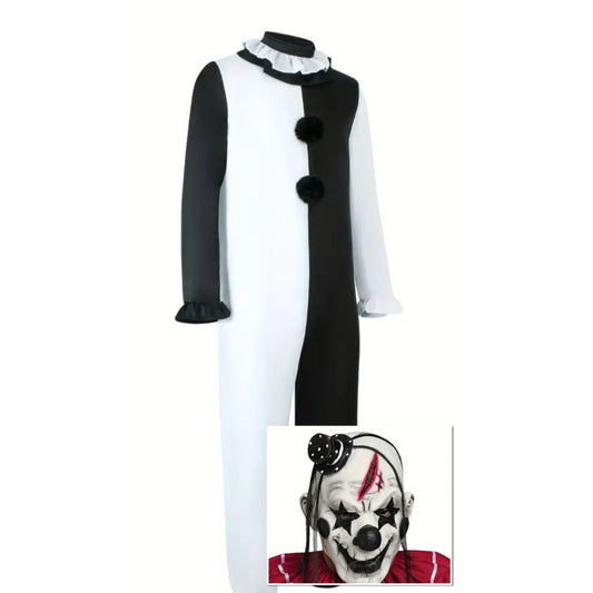🌟New🌟 Black and White Evil Clown Costume