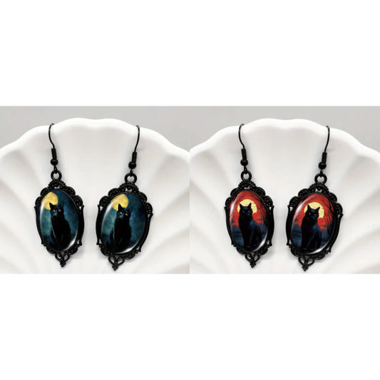 🌟New🌟 Cameo Cat Earrings