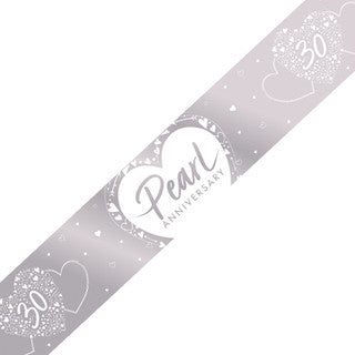 Happy Pearl Anniversary Banner
