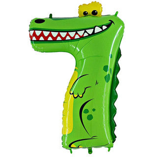 Giant Foil Number Balloon Zooloon Animal