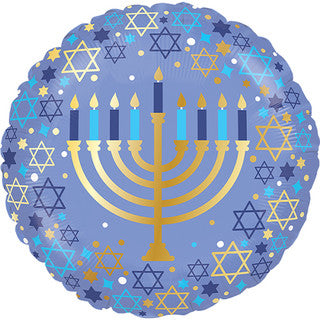 Hunukkah 18" Foil Balloon
