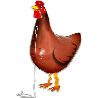 Hen Walkies Supershape Foil Balloon