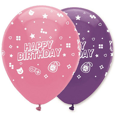 Girly Gamer 11" Latex Balloon 6 Pack