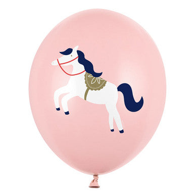 Horse 11'' Latex Balloons 6 Pack