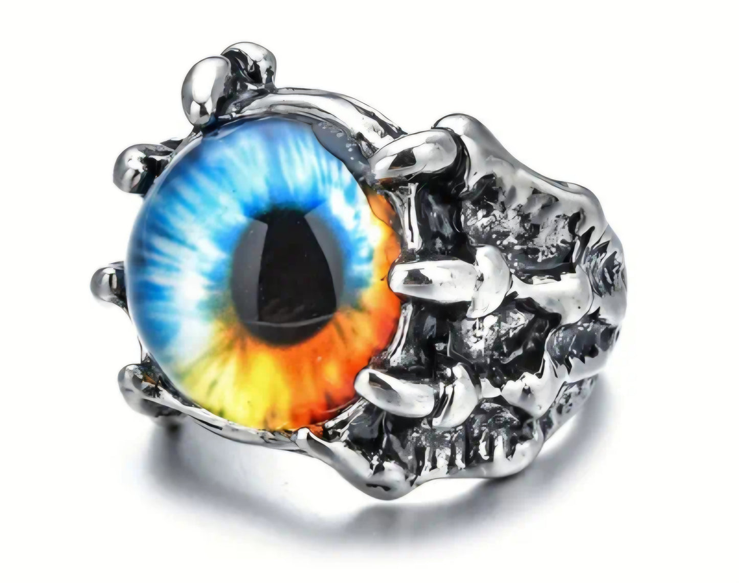 Solid Devil's Eye Ring Multi