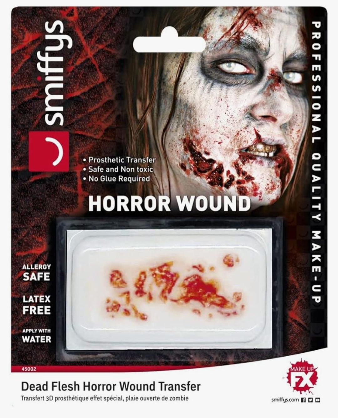 Deluxe 3D Horror Temporary Transfer Wound Dead Flesh