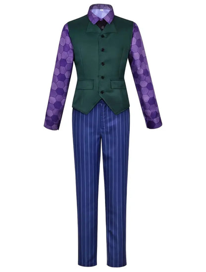 🌟New🌟 Dark Knight Joker Villain Super Deluxe Costume