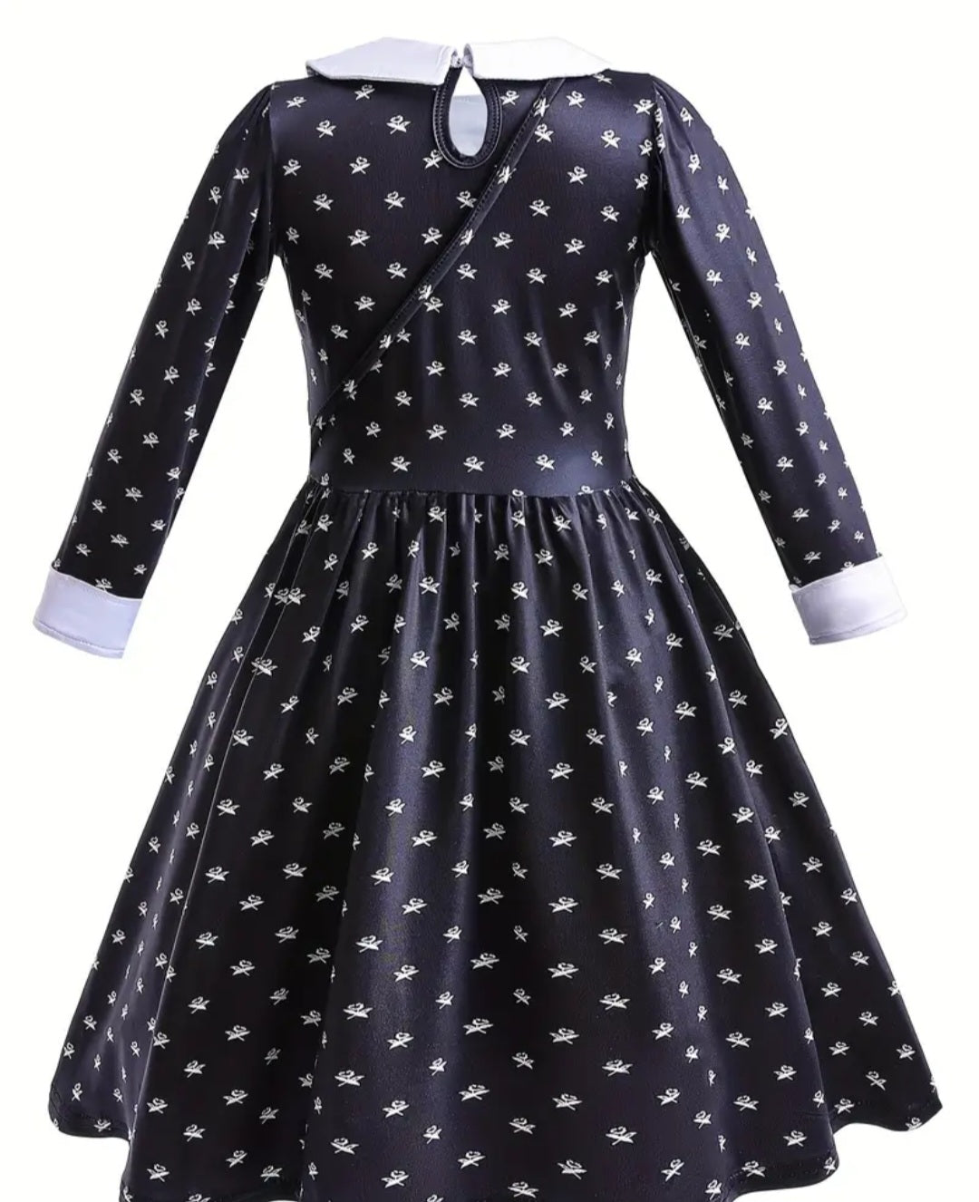 Gothic Wednesday Child Costume