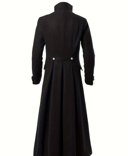 🌟New🌟 Deluxe Full Length Gothic/ Steampunk/ Pirate Jacket Black Costume
