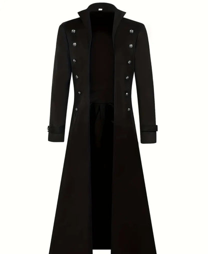 🌟New🌟 Deluxe Full Length Gothic/ Steampunk/ Pirate Jacket Black Costume