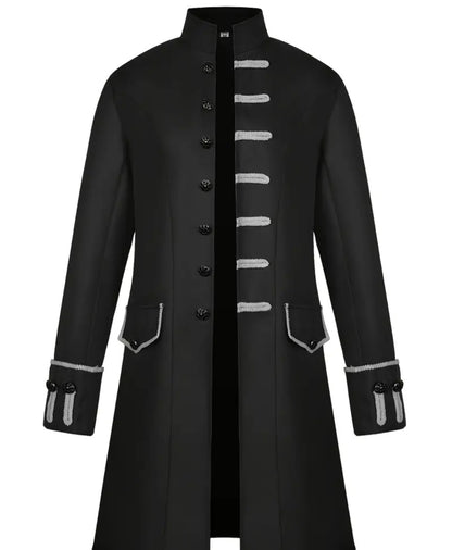 🌟New🌟 Deluxe Gothic/ Steampunk/ Pirate Jacket Black Costume