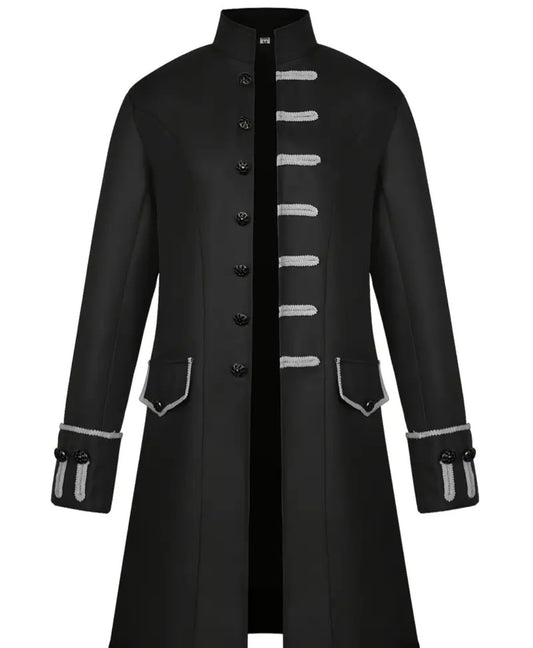 🌟New🌟 Deluxe Gothic/ Steampunk/ Pirate Jacket Black Costume