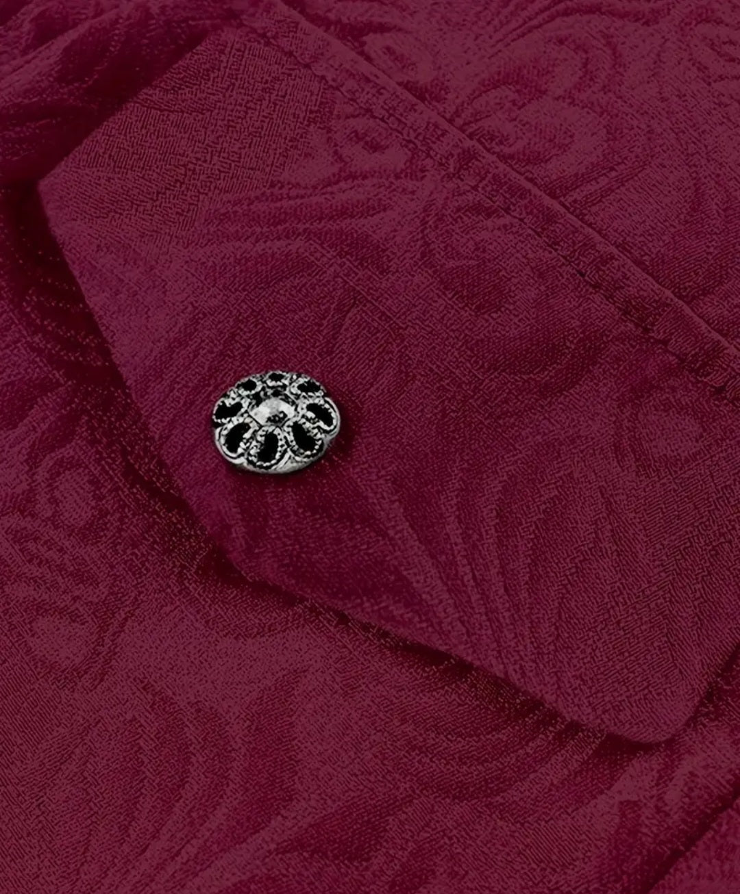🌟New🌟 Deluxe Gothic/ Steampunk/ Pirate Jacket Dark Red Costume