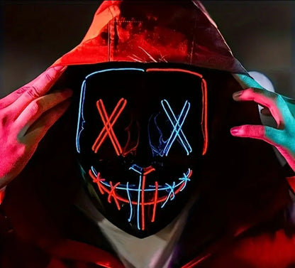 🌟New🌟 LED Light up Stitches Mask Half and Half
