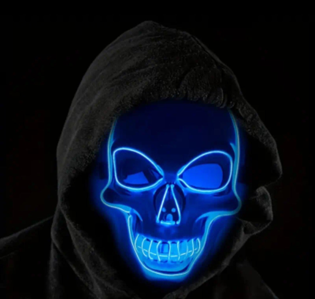🌟New🌟 LED Light up Skull Mask