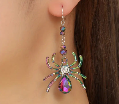 🌟New🌟 Iridescent Spider Earrings