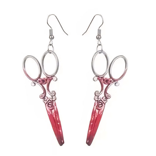 🌟New🌟 Blooded Scissors Earrings