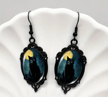 🌟New🌟 Cameo Cat Earrings