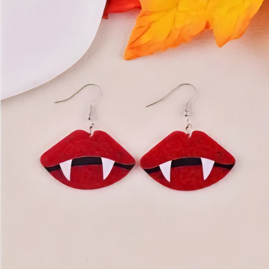 🌟New🌟 Vampire Mouth Earrings
