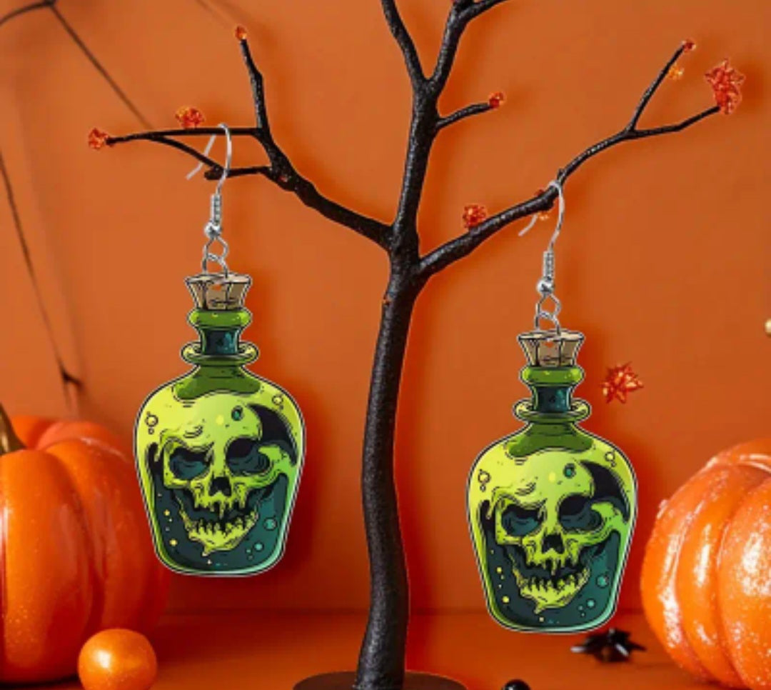 🌟New🌟 Poison Bottle Earrings