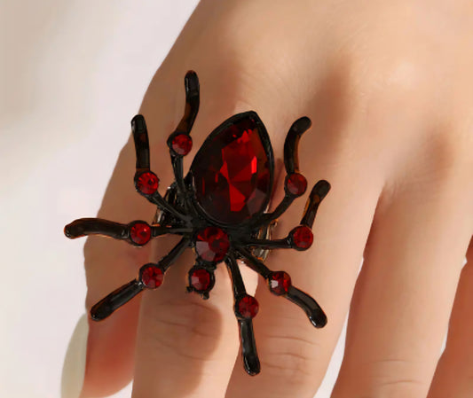🌟New🌟 Gothic Spider Ring Deluxe