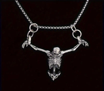 🌟New🌟 Hanging Skeleton Necklace