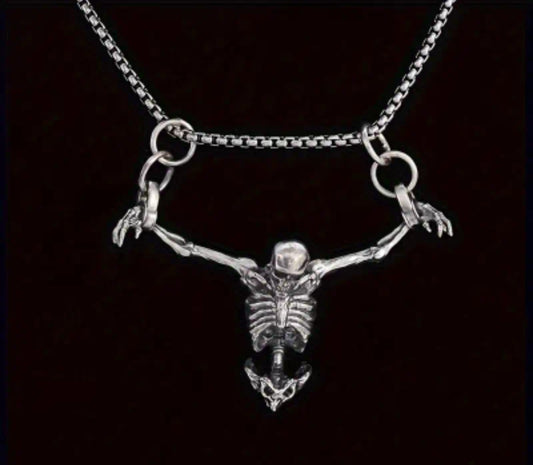 🌟New🌟 Hanging Skeleton Necklace