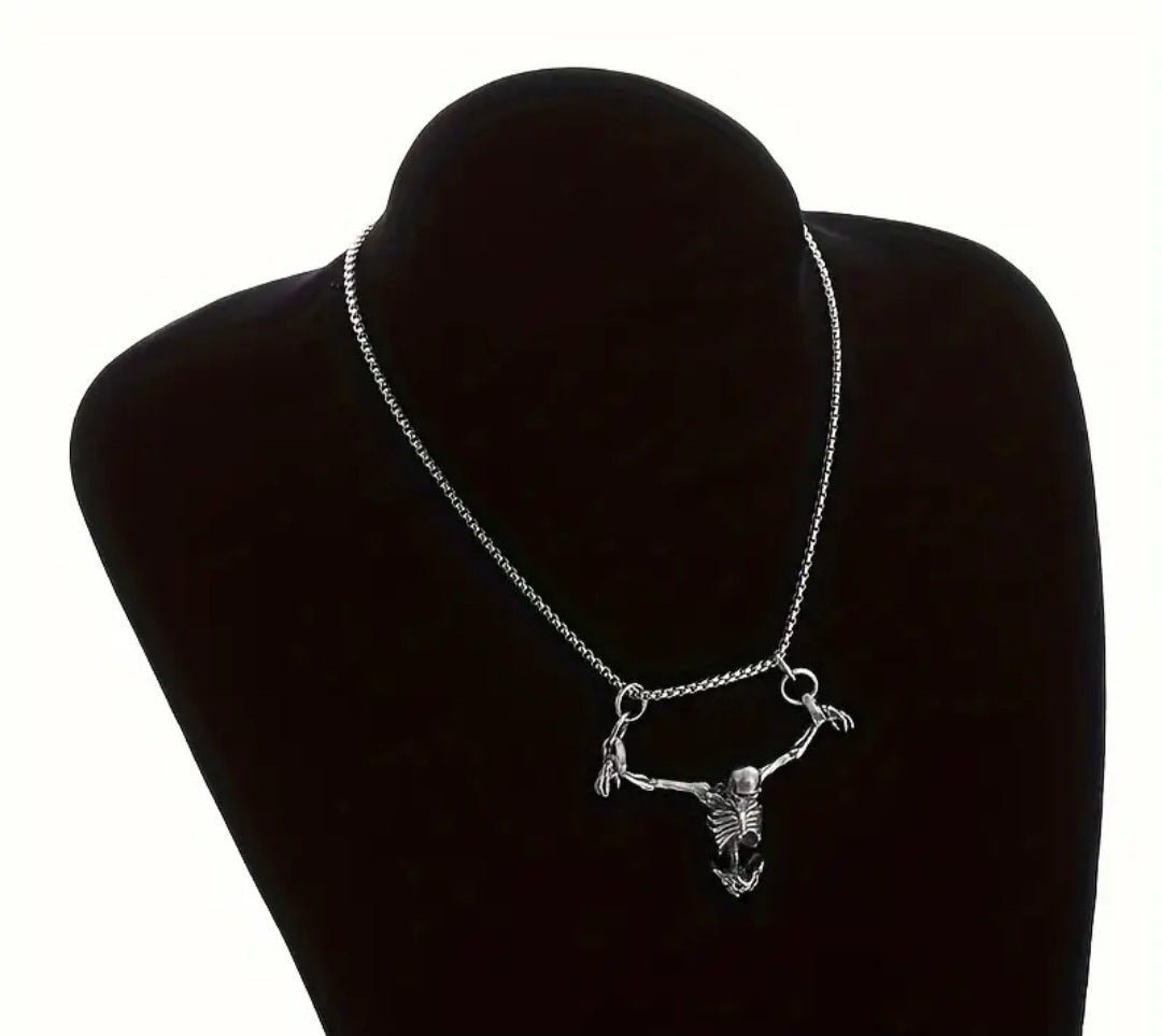 🌟New🌟 Hanging Skeleton Necklace