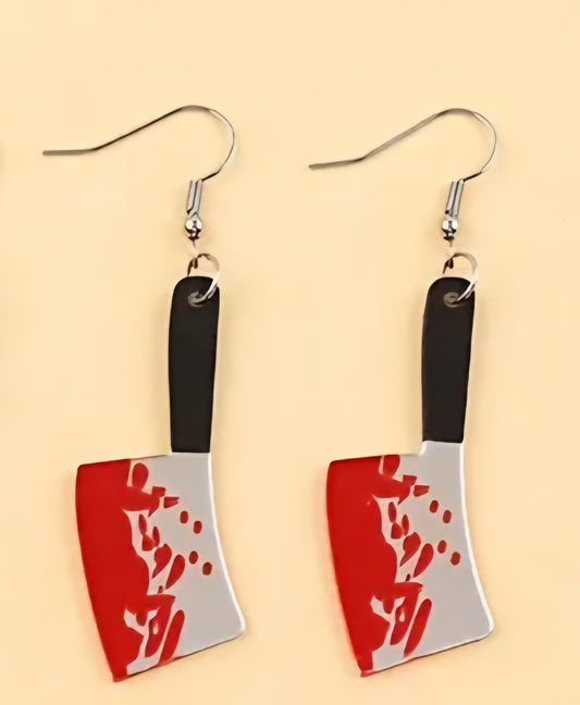 Blooded Chopper Earrings