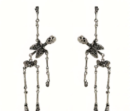 🌟New🌟 Hanging Skeleton Earrings
