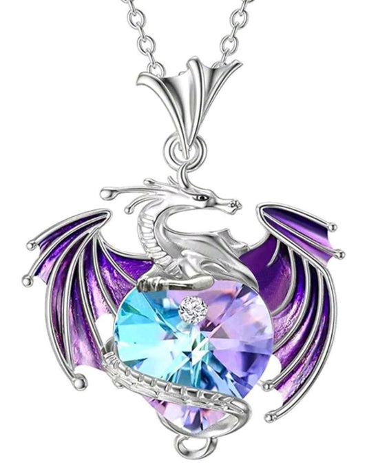 🌟New🌟 Winged Dragon and Gem Necklace
