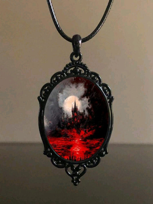 🌟New🌟 Gothic Castle Cameo Necklace