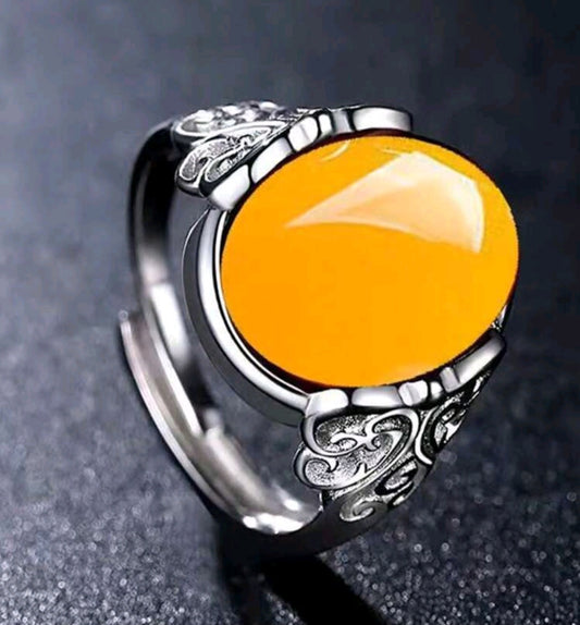 🌟New🌟 Yellow Gem Ring Men's Size