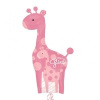 Baby Girl/ Boy Giraffe Supershape Foil Balloon