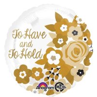 To and To Hold 18" Foil Balloon