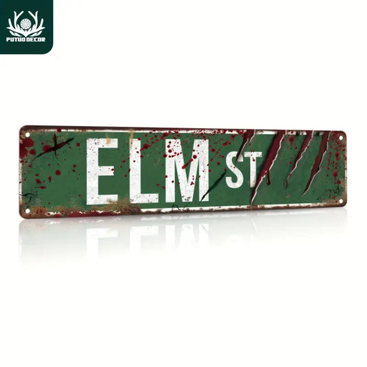 Nightmare On Elm Street Metal Sign