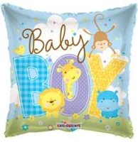 Baby Girl/ Boy Pillow 18" Foil Balloon