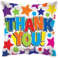 Thank You Star Pillow 18" Foil Balloon