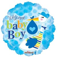 Baby Girl/ Boy Stalk 18" Foil Balloon