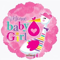 Baby Girl/ Boy Stalk 18" Foil Balloon