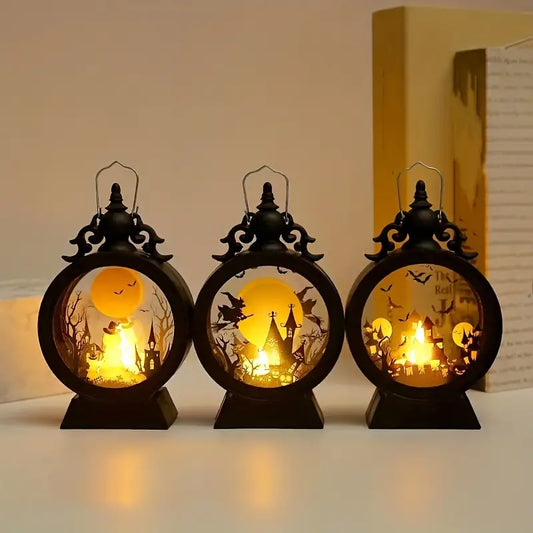 Mini Light Up Halloween Lantern
