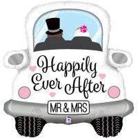 Wedding Car Supershape Foil Balloon