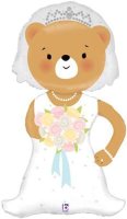 Bear Bride Supershape Foil Balloon
