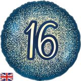 Age 16 Glitter/ Purple 18" Foil Balloon