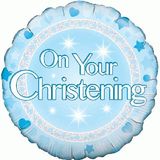 On Your Christening Girl/ Boy 18" Foil Balloon