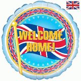 Welcome Home Flag 18" Foil Balloon