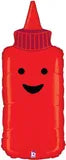 Ketchup Bottle Supershape Foil Balloon